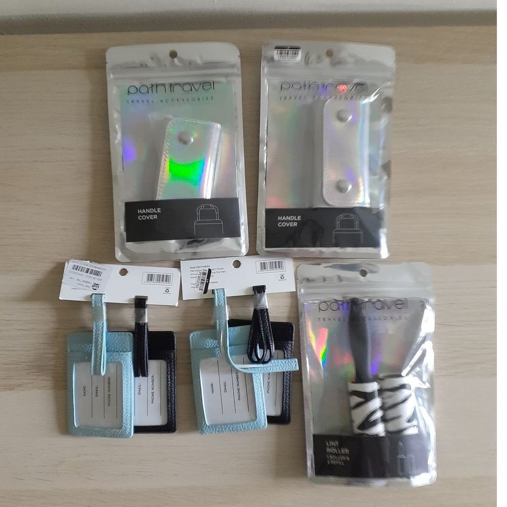 Lot 🙋of  5 Path Travel Set  Luggage Tags Lint Rol
